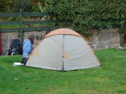 Das Zelt steht :)
